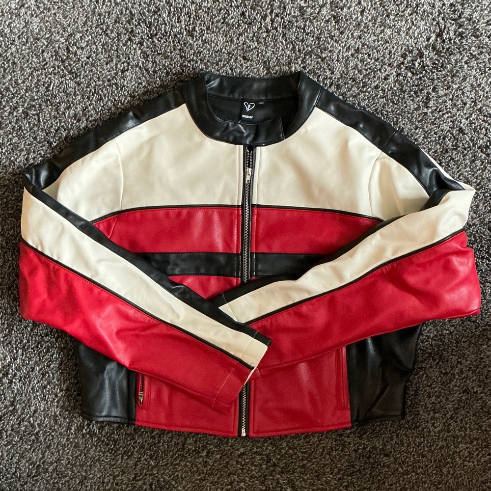 Ride In Style Faux Leather Moto Crop Jacket